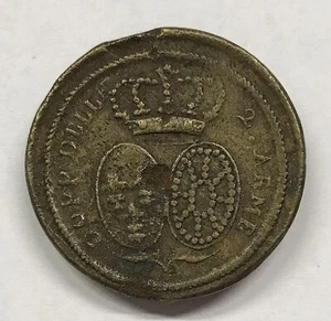 Francia. Luigi XVI sec. XVIII peso monetale del doppio luigi d'oro AE gr  E.1925 - Picture 1 of 2