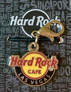 HARD ROCK CAFE LAS VEGAS KLASSISCHES LOGO CHARM MIT HAKEN - Bild 1 von 1