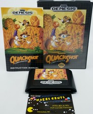 1991 Vintage QuackShot Starring Donald Duck Complete in Box - CIB Sega Genesis