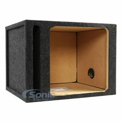 Atrend 15SQKV Single Vented Square Subwoofer Enclosure for Kicker L5 and L7 Subs