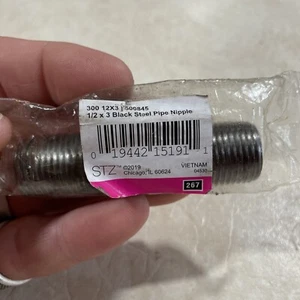 Nippel, schwarz 1/2x3" von LDR INDUSTRIES, INC - Bild 1 von 6