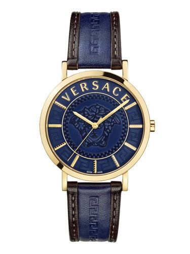 Orologio da polso donna Versace V Essential 40 mm Medusa con incisione sul quadrante