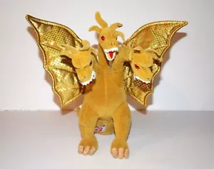 Godzilla King Ghidorah Plüsch 3 Kopf Drache Gold Ty Beanie Japan Classic 2001 - Bild 1 von 18