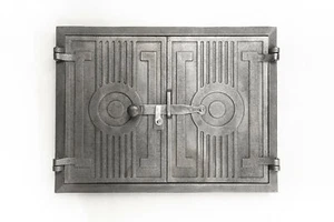Ofentür Backofentür aus Gusseisen für Pizzaofen, Backofen 43cmX27cm - Bild 1 von 3