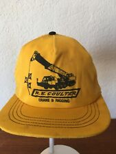 VTG 80's Crane Hat - Brand: RE Coulter Crane & Rigging