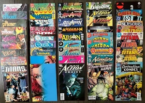 MISC DC COMICS LOT AQUAMAN; SUPERMAN; LIVEWIRE; TITANS; OUTSIDERS +MORE!! - Picture 1 of 24