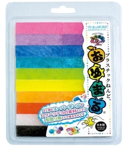 Hinodewashi Oyumaru Plastic Clay VRT-O 10 Color 20 Block Set Reusable Mold - Picture 1 of 2