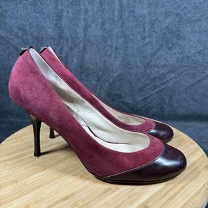 Michael Kors Stiletto Pumps Heels Womens 10.5 M Red Suede - Picture 1 of 8