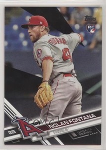 2017 Topps Update Black /66 Nolan Fontana #US201 Rookie RC