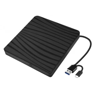 External DVD Drive USB 3.0 Type C Portable DVD Player Burners Reader Writer - Afbeelding 1 van 8
