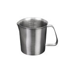 0.5/0.7/1/1.5/2L Stainless Steel Milk Pitcher Coffee Measuring Frother Jug