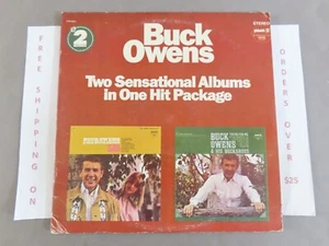 BUCK OWENS IF YOU AIN'T LOVE / YOU'RE FOR ME DBL LP - Picture 1 of 6