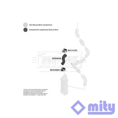Compatível com Hyundai Accent 2002-2010 1.5 CRDi Turbo Mangueira Mity 282741A401 - Imagem 1 de 4