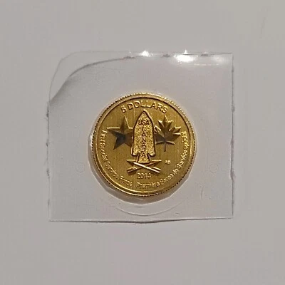 1/10 oz 2014 Devil's Brigade 1st Special Forces FSSF Sealed Fine Gold RCM Coin - Image 1 of 4
