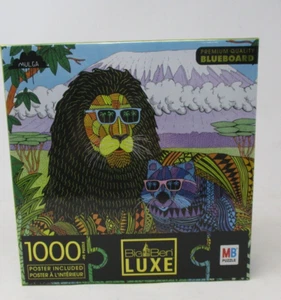 Milton Bradley Big Ben Luxe: Jungle Friends Jigsaw Puzzle - 1000pc - Picture 1 of 2