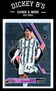 2022-23 Topps Finest UEFA Club Competitions #149 Tommaso Barbieri Juventus - Picture 1 of 2