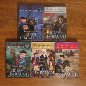 Rush Revere Books 1-5 by Rush Limbaugh — Complete Set! Hardcover Collection - Picture 1 of 4