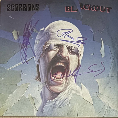 Scorpions 3x signiert LP Vinyl Original Unterschrift Autogramm Signatur Signed - Bild 1 von 4