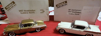 Both DANBURY MINT 50TH ANN 1957 STUDEBAKER GOLDEN HAWKs - Image 1 of 4