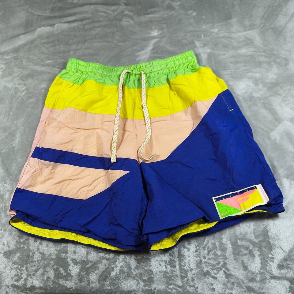 Pantalones Cortos Nike Flight Series Hombres 3XL BV9412 590 Malla Forrada Retro Años 90 Colorblock Y2K Foto 1 de 4