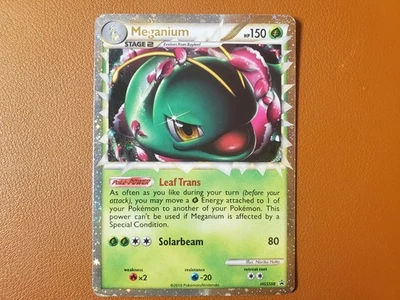 MEGANIUM Card HGSS BLACK STAR PROMO Set HGSS08 HeartGold MP Pokemon Holo (Prime) - Image 1 of 2