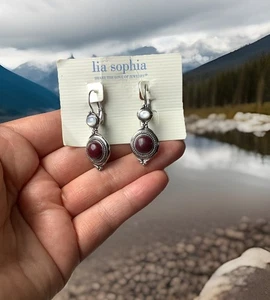 Boucles d'oreilles Lia Sophia chic signées - Photo 1/5