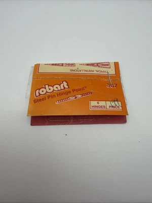 Conjunto de pontas de dobradiça de pino de aço Robart 1/8" (6) [ROB307] B111 - Imagem 1 de 2