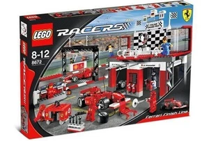 LEGO Racers: Ferrari Finish Line (8672) - Rare Set - Picture 1 of 6