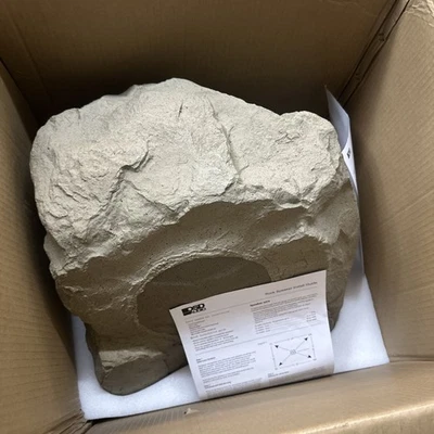 200W 8" Outdoor Rock Speaker Single - All-Weather Audio for Backyard, RS850Brown - Image 1 of 2