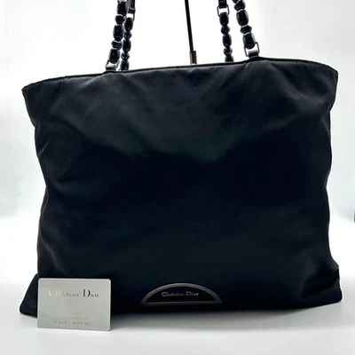 Buen producto✨Certificado incluido Dior Maris Pearl Bolso de Mano Nylon Bolso de Hombro Foto 1 de 4