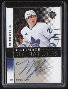 Matthew Knies 2024-25 UD Ultimate Collection Ultimate Signatures automático #US-MK - Imagen 1 de 2