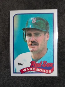 Tarjeta de béisbol 1989 Topps #600 Wade Boggs Boston Red Sox - Imagen 1 de 2