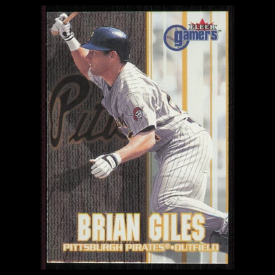 Tarjeta de béisbol Brian Giles #6 2000 Fleer Gamers Pittsburgh Pirates MLB casi nueva Foto 1 de 3