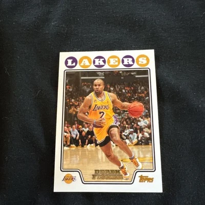 Derek Fisher 2008-09 Topps #94 lámina de oro Los Angeles Lakers  Foto 1 de 2