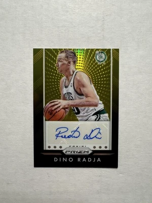 2015-16 Panini Prizm #P-DRJ Dino Radja Prizm Gold Prizms autógrafo automático #/10 Foto 1 de 2