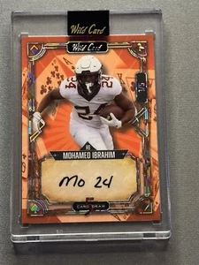 2023 Wild Card 5 Card Draw Mohamed Ibrahim RC Auto /5 - Bild 1 von 2