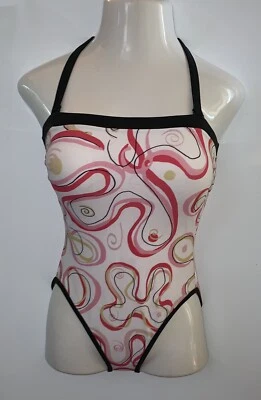 SPIEGEL 1 Piece Halter / Strapless Swimsuit ~ Size 10 ~ Bathing Swim Pool Beach - Imagem 1 de 4