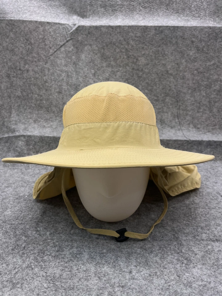 Sombrero para el Sol Adulto Talla Única Beige Malla de Poliéster Desmontable Cuello Solapa Peces Caza Campamento Foto 1 de 4