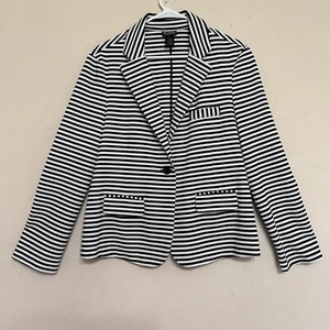 Soho Apparel Ltd. Blazer Damen Größe XL schwarz-weiß gestreift Jacke Karriere " - Bild 1 von 8