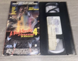A Nightmare on Elm Street 4 The Dream Master VHS 1990 Horror Freddie Tape - Foto 1 di 20