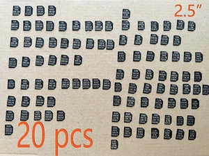 20PCS 651687-001 p22892 Tray Caddy Adhesive Stickers Labels FOR HP G8G9 2.5inch - Picture 1 of 106