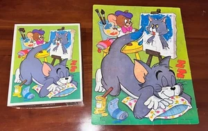 Rompecabezas Whitman completo vintage de 100 piezas de Tom y Jerry - Imagen 1 de 5
