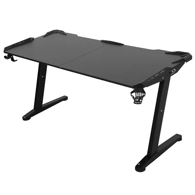 Tavolo da gioco 160/180 cm scrivania gamer ergonomica tavolo per computer PC a forma di T DE - Immagine 1 di 4