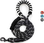 Dog Lead 6 Ft Rope Dog Leads Strong With Double Soft Padded Handle And Highly
