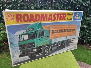 ITALERI 1:24 Roadmaster DAF 2800 LKW No. 763 (1983) "ACHTUNG : NUR LEERKARTON" - Bild 1 von 2