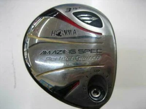 GOLF CLUBS FAIRWAY WOOD HONMA AMAZING SPEC PERFECT SWITCH 3W LOFT-15 SR-FLEX - Picture 1 of 4