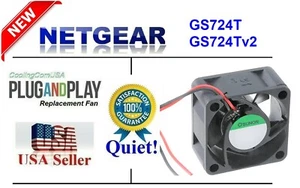 1x Nuevo Ventilador de Repuesto Silencioso para Netgear GS724Tv2 Bajo Ruido - Imagen 1 de 4