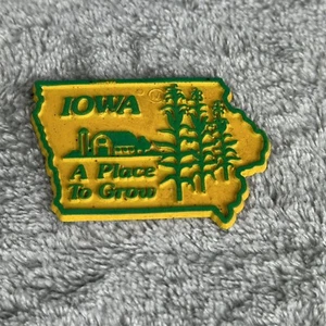 Iowa State Fridge Magnet A Place to Grow - Picture 1 of 6