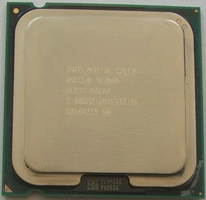 CPU Intel Xeon Prozessor E3110 Dual Core 3,00Ghz 6M 1333 Mhz SLB9C # - Bild 1 von 1