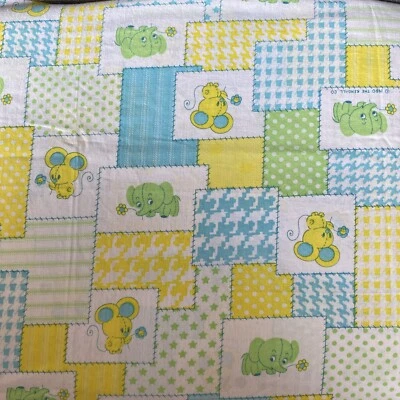 Vintage FABRIC Nursery Animal For Sewing & Crafts Read Description - Image 1 of 4